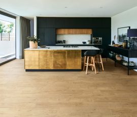View into contemporary kitchen